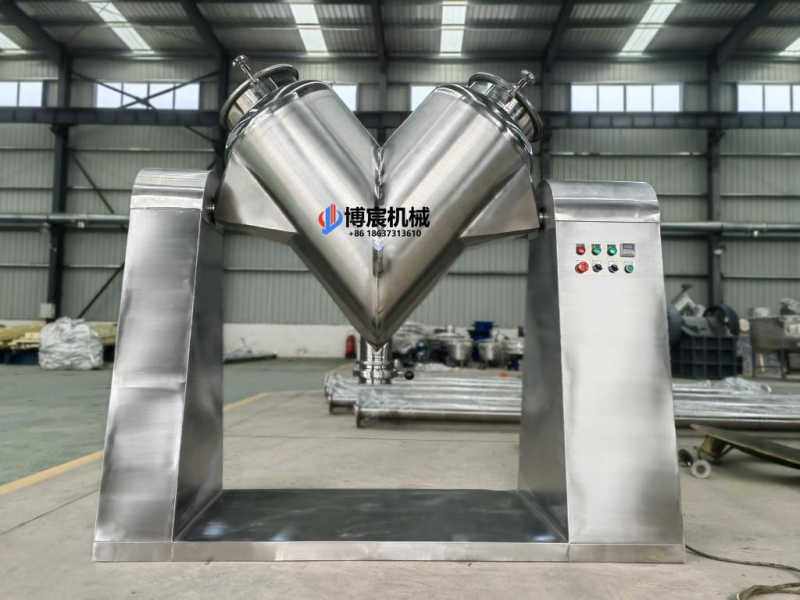 V-1000L型混合機(jī)試機(jī)完成,準(zhǔn)備發(fā)貨到哥斯達(dá)黎加！